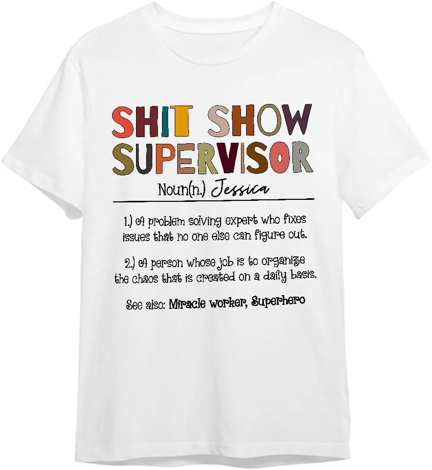 Футболка Shitshow Supervisor с принтом