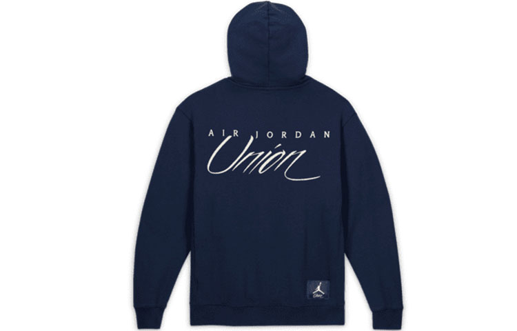 Флисовая толстовка X Union Mj с азиатским размером Jordan, темно-синий — фото 3