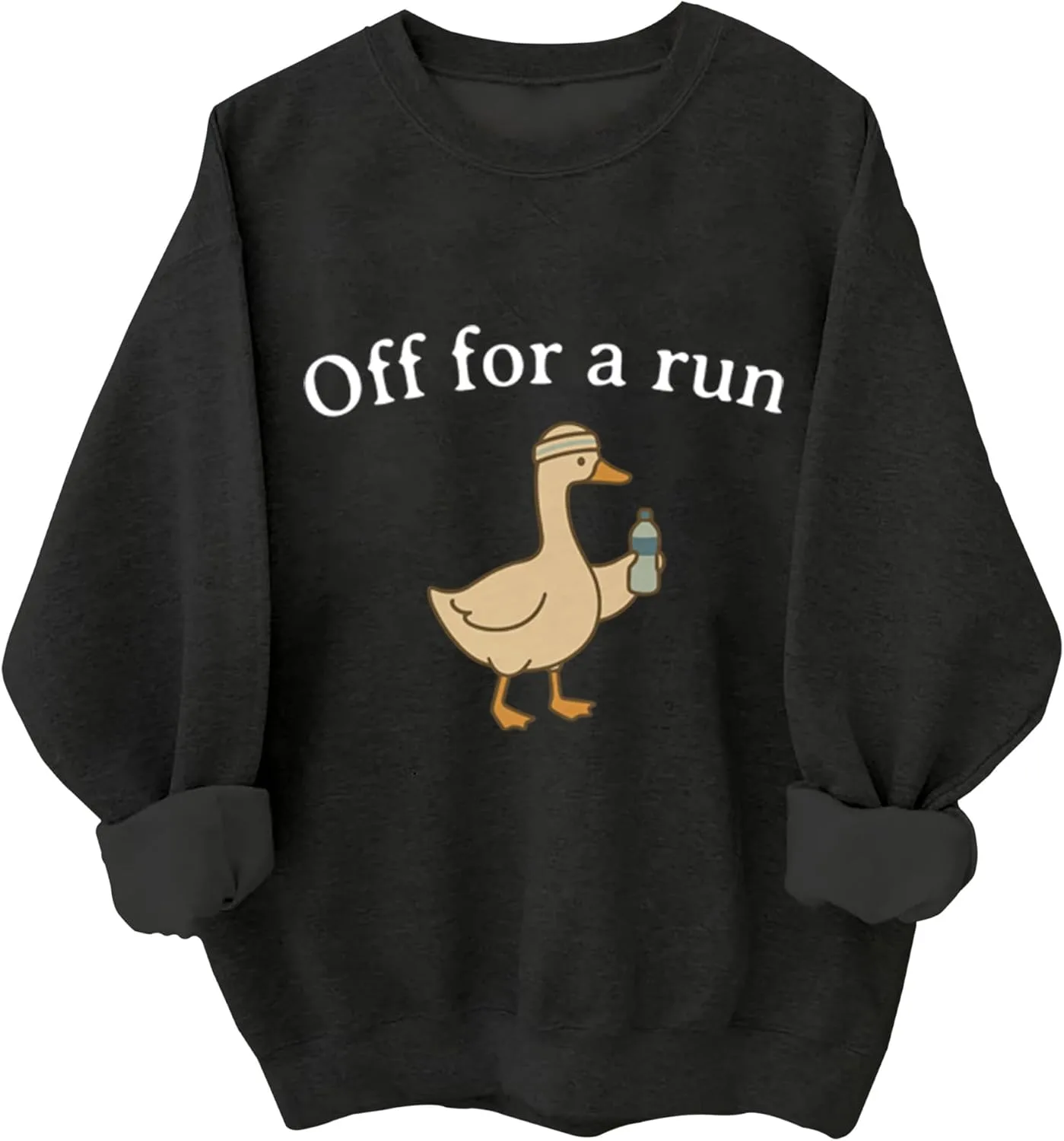 

Толстовка Off For A Run Goose с капюшоном и принтом Relliot