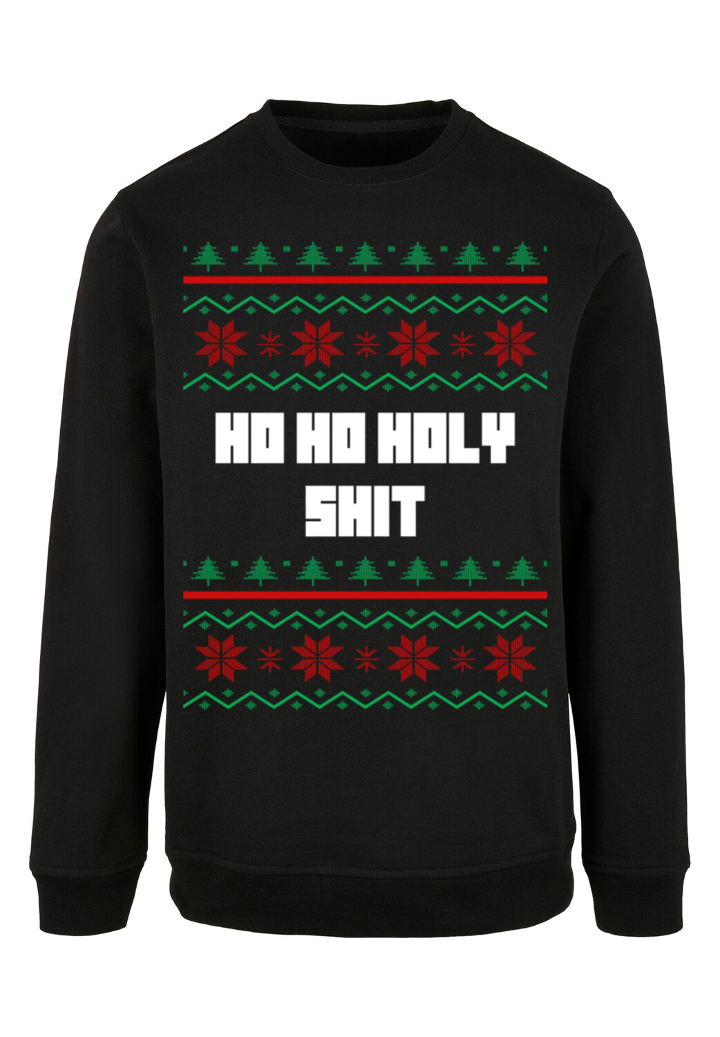 

Пуловер F4NT4STIC Sweatshirt Ho Ho Holy, черный