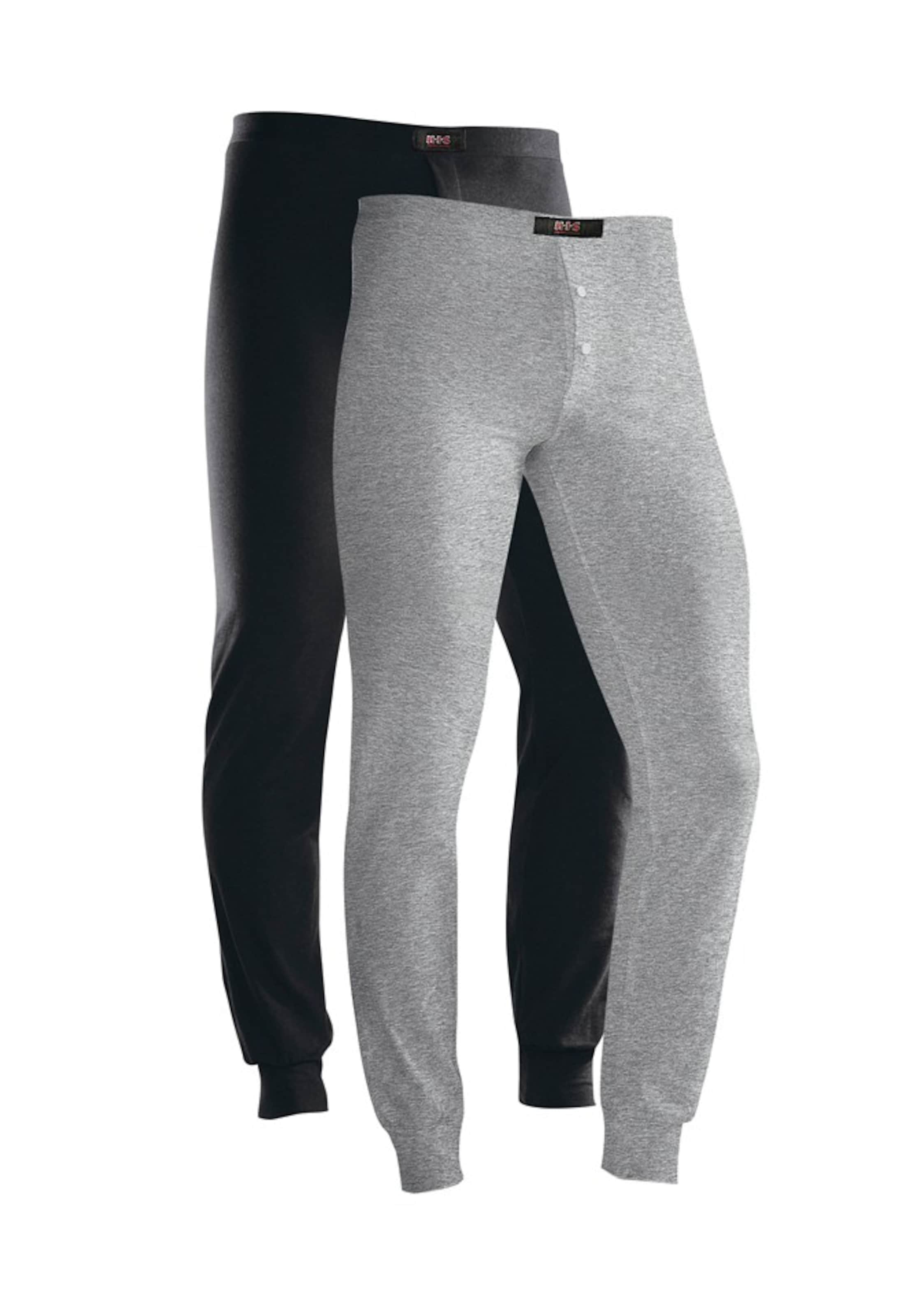 

H.I.S Термобелье Длинные кальсоны в сером и черном цветах