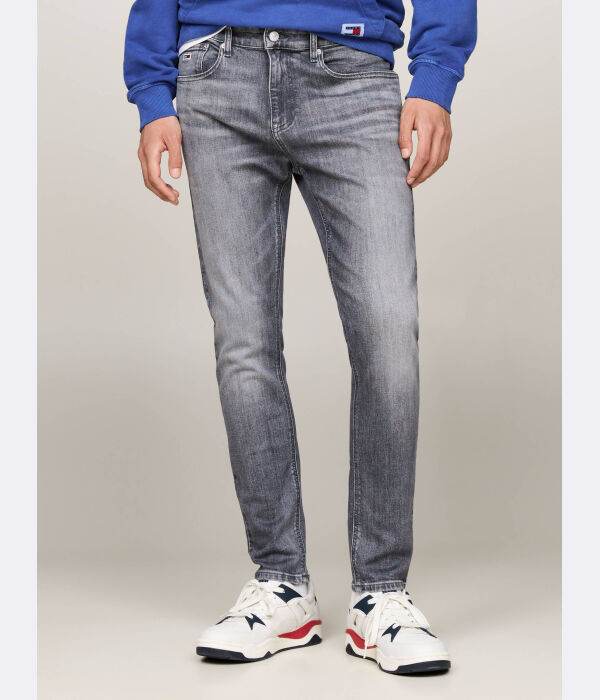 

Джинсы из хлопка Slim fit Tommy Jeans, серый