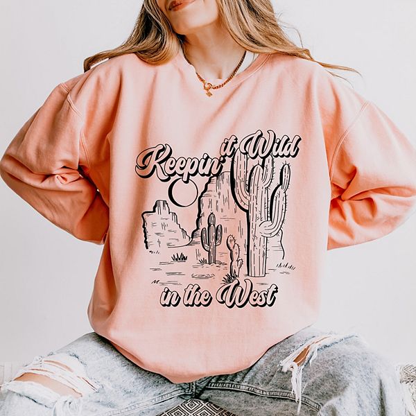 

Keepin it wild in the west легкий свитшот с эффектом garment dyed Simply Sage Market, Peachy, Зеленый, Keepin it wild in the west легкий свитшот с эффектом garment dyed Simply Sage Market, Peachy