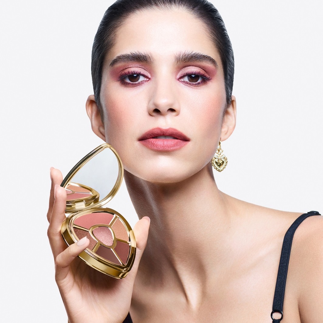 Тени для глаз, палетка Ever icon eye palette Dolcegabbana, 02 rose goddess, 6.5 гр — фото 4