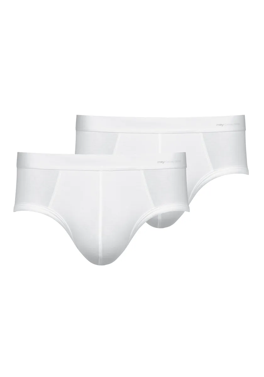 

Трусы Mey "CASUAL COTTON" (2 шт. в упаковке), без громоздких боковых швов, белый