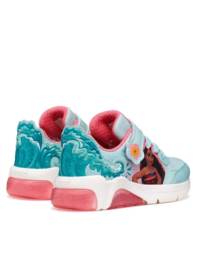Geox Кроссовки J Fadinlight Girl J65M4D 0ANKC C3B7G M бирюзовые — фото 3