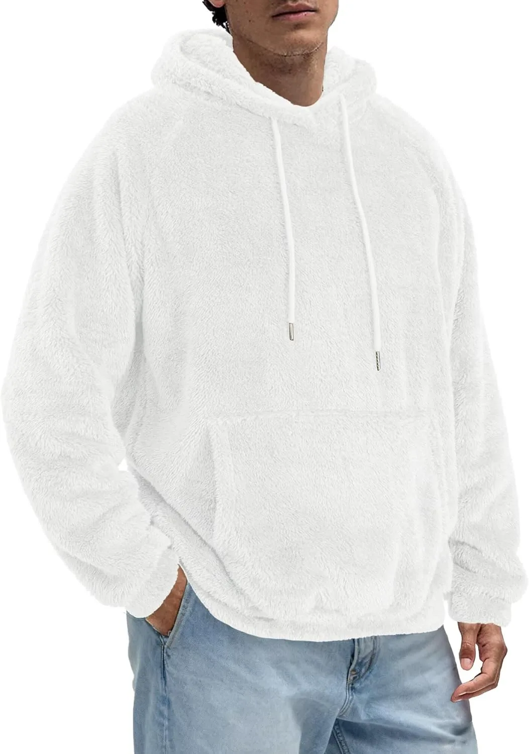 

Мужская толстовка VahRuta с капюшоном и ворсом Sherpa, длинный рукав