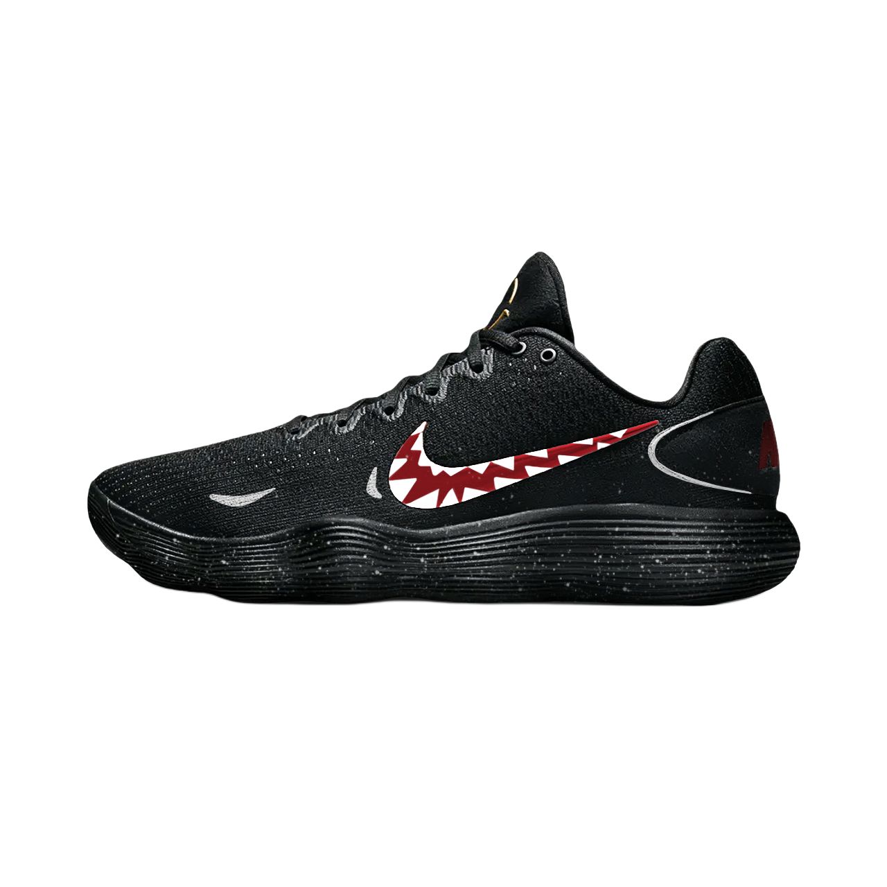 

Nike Hyperdunk 2017 Megalodon, классные инновационные баскетбольные кроссовки с низким верхом, устойчивые к истиранию, черные, мужские