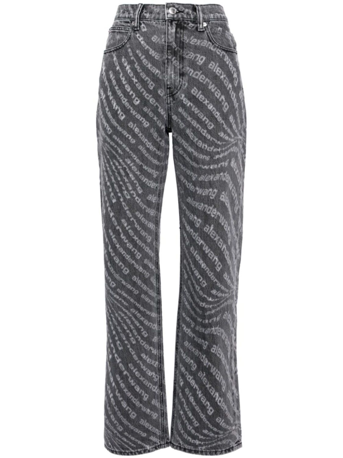 

Джинсы EZ с логотипом Alexander Wang, серый
