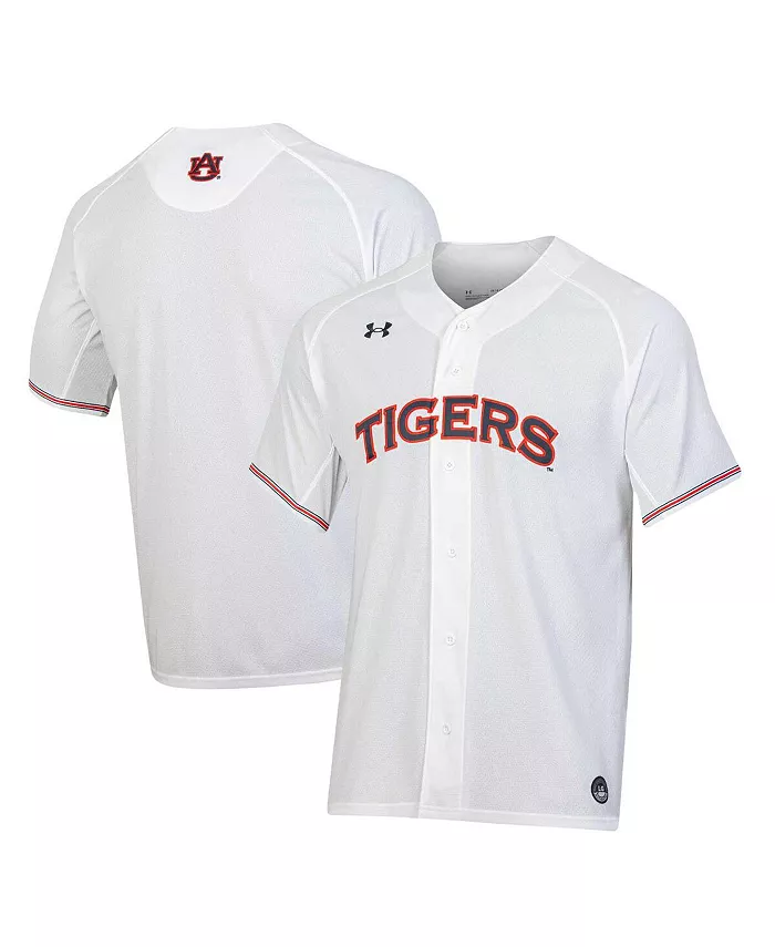 

Мужская бейсбольная майка Auburn Tigers с V-образным вырезом Under Armour, белый