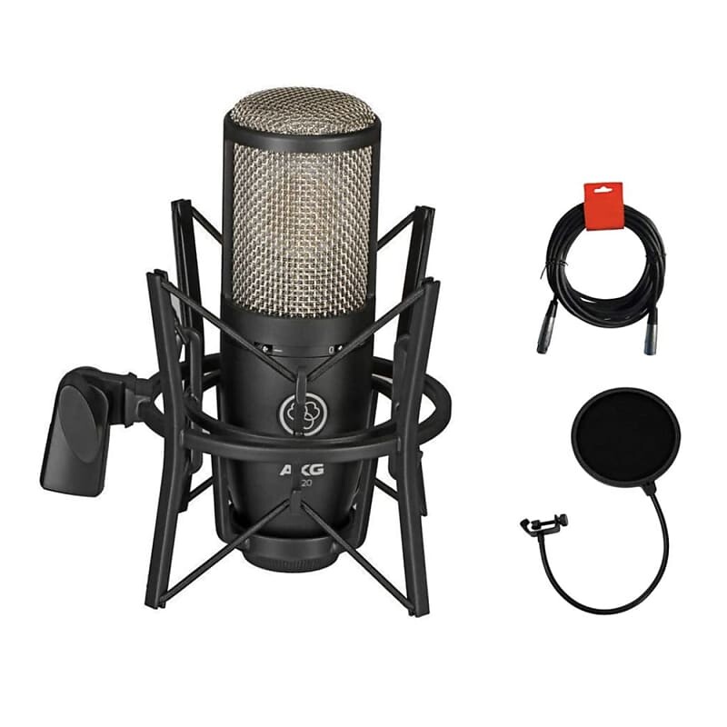 

Конденсаторный микрофон AKG AKG P220, Pop Filter, 10' XLR