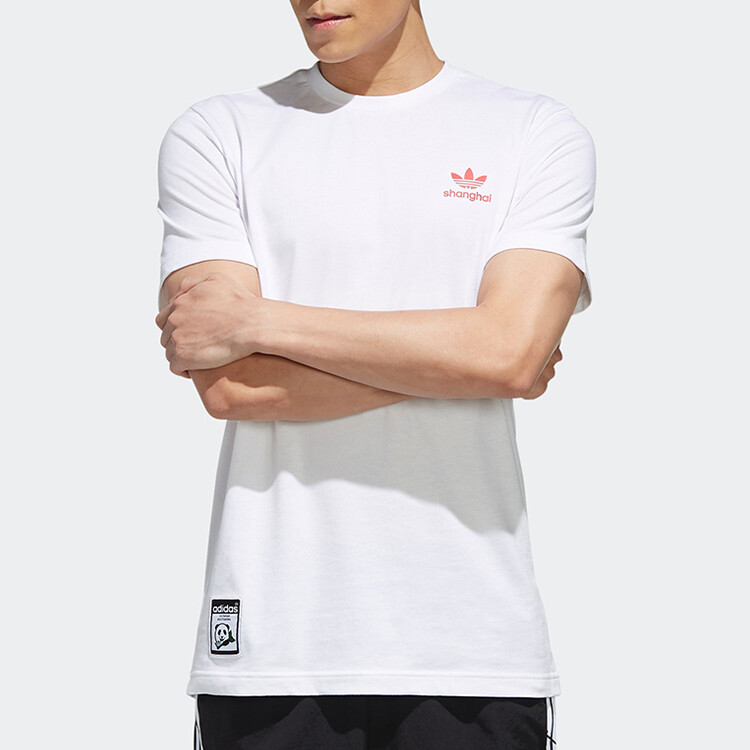 Футболка KEY CITY мужская белая Adidas Originals, белый — фото 3