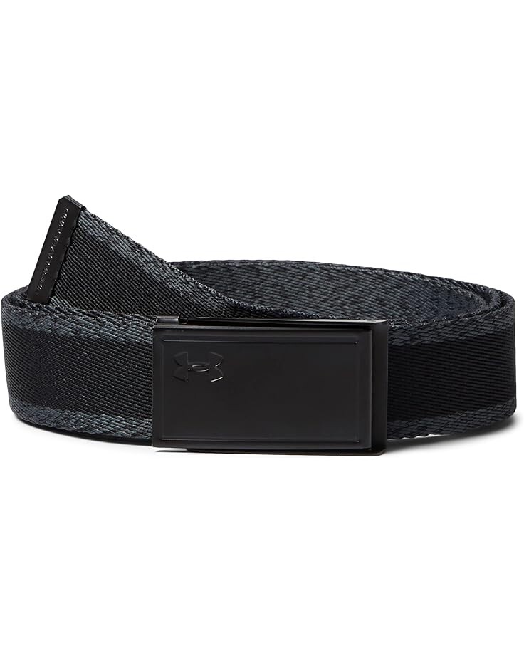 

Ремень Under Armour Webbing Belt, цвет Black/Jet Gray/Black