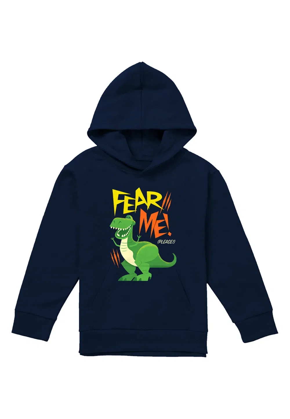 Детский худи Disney Rex Fear Me, темно-синий, темно-синий — фото 4