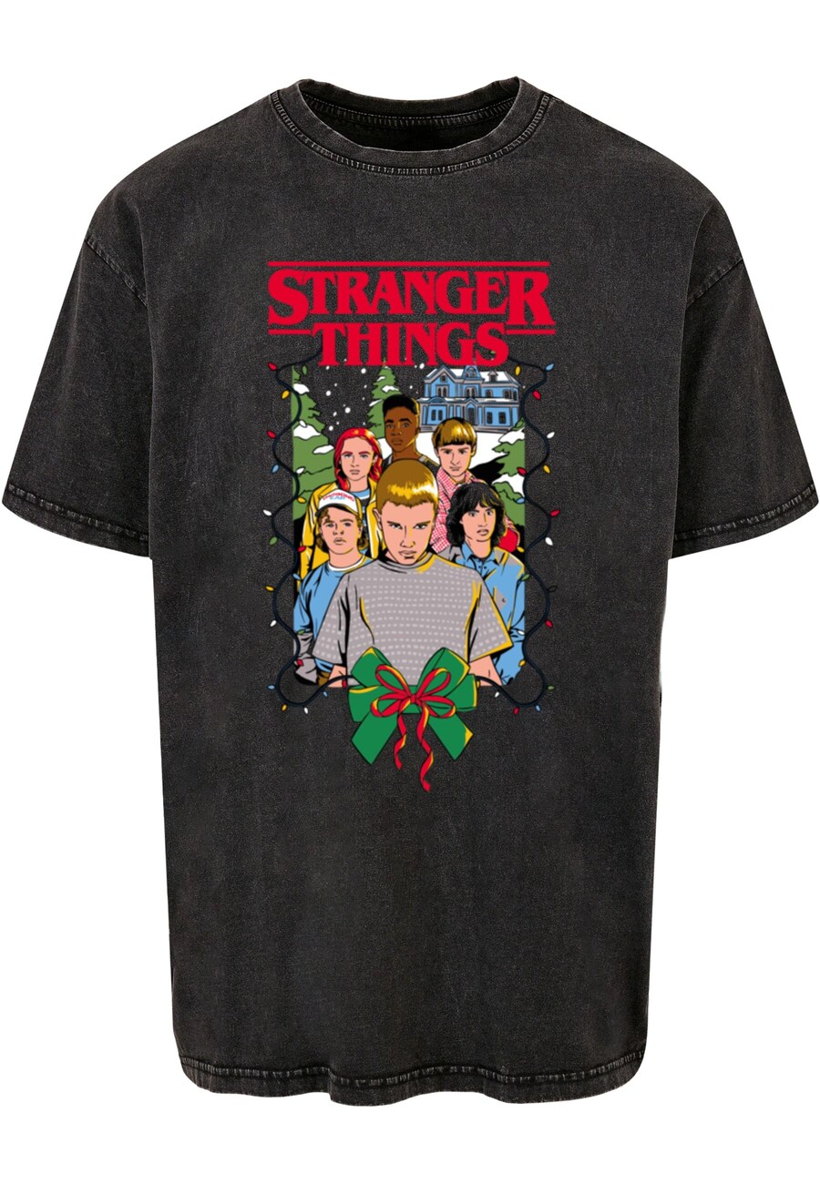 

Классическая футболка ABSOLUTE CULT Shirt Stranger Things - Christmas Poster, черный