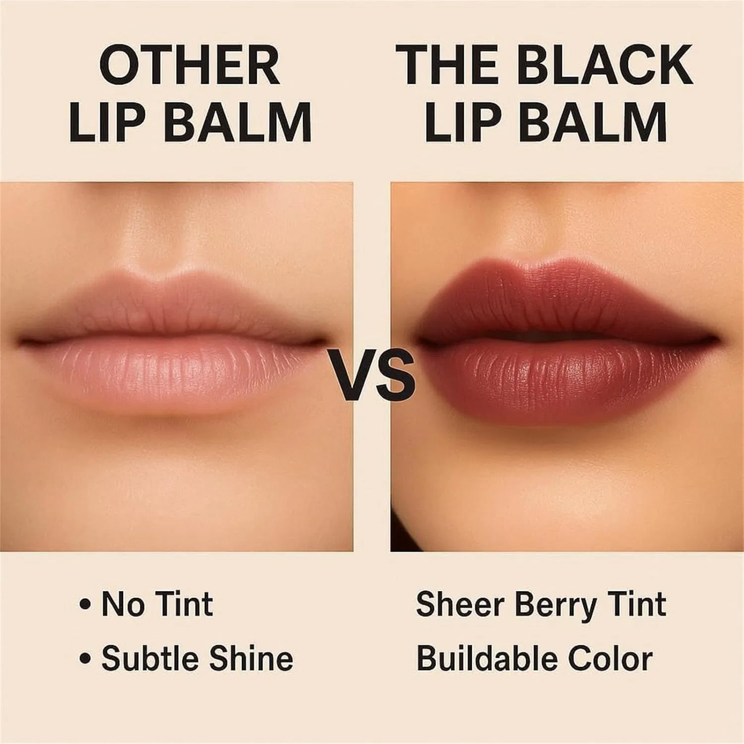 Увлажняющий тонирующий бальзам для губ Finding Ferdinand Black Lip Balm Erisamo, Cold Brown — фото 2