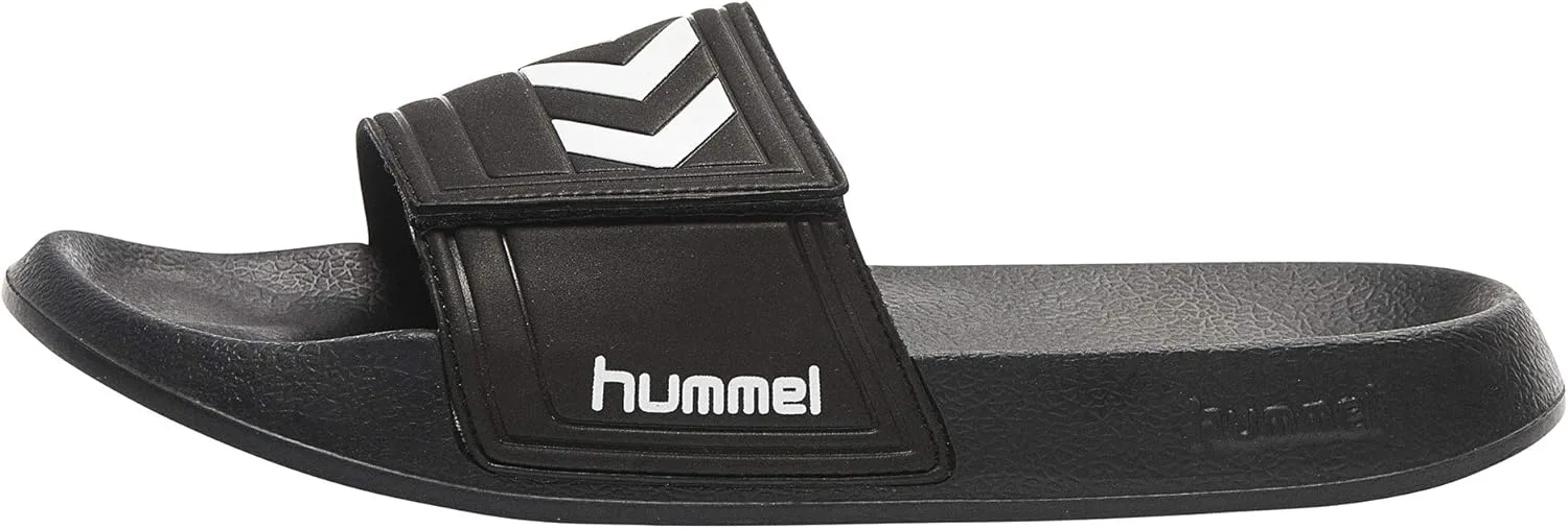 Универсальные ПВХ-шлепанцы Hummel Larsen для душа и бассейна, черный