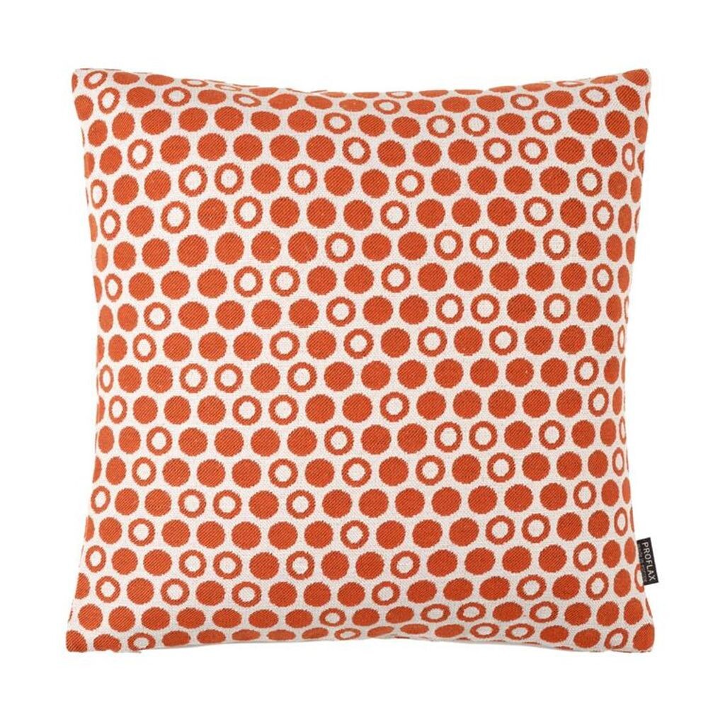 

Чехол на подушку Monaco Woven Dots Orange Размер: 27 x 43 см. Наполнитель подушки: утиные перья Proflax