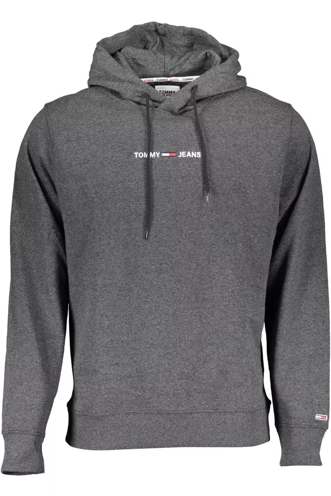 

Черный хлопковый мужской свитер Tommy Hilfiger