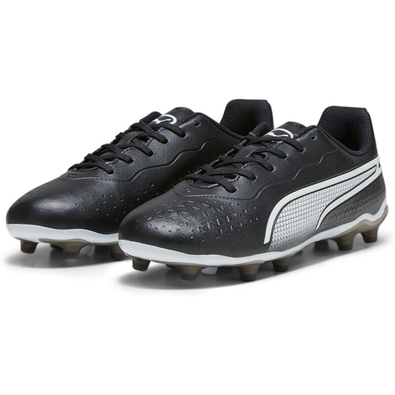 Футбольные бутсы для лужайки king match fg/ag jr Puma, черный — фото 3