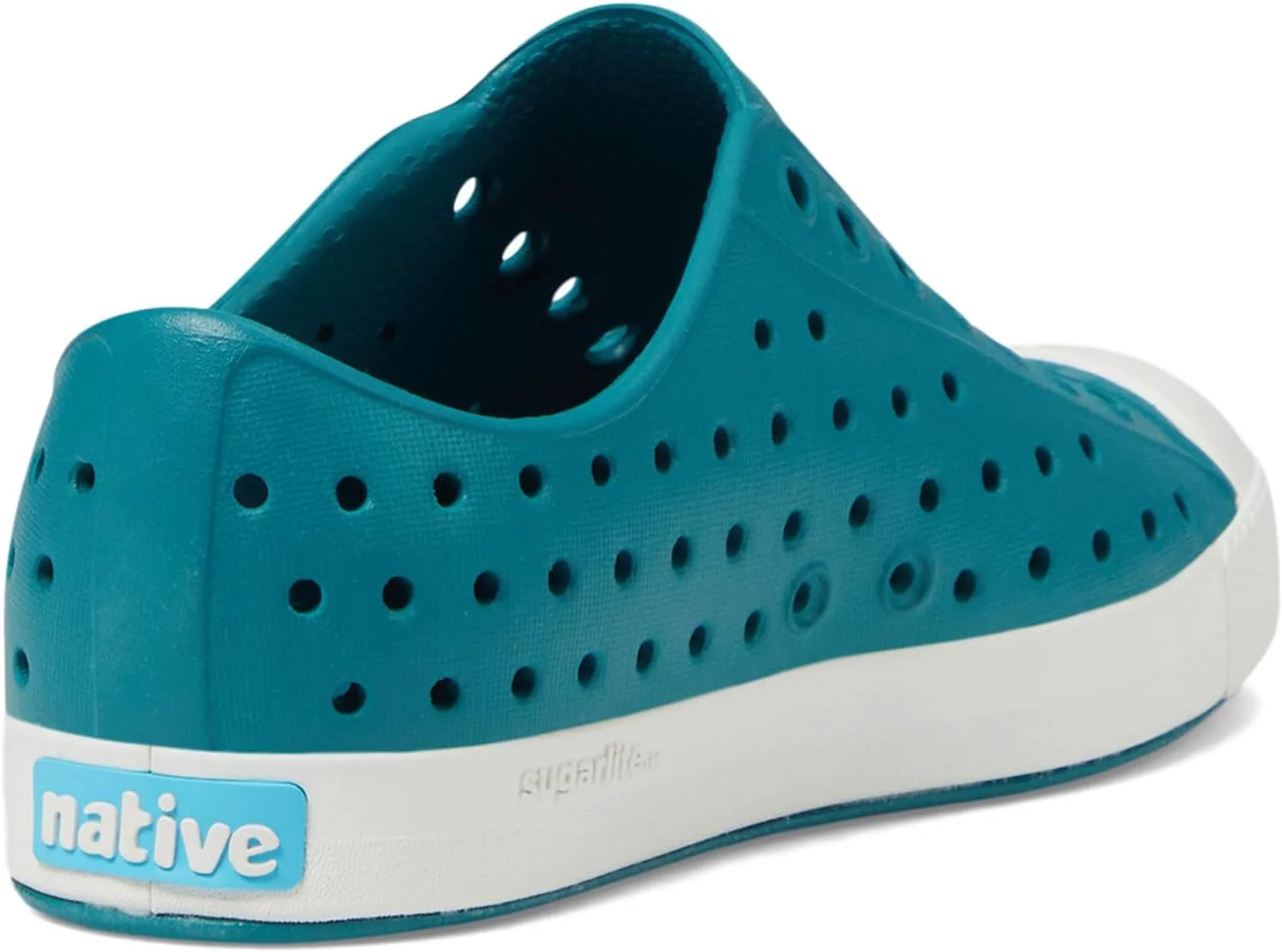 Кроссовки Native Shoes Jefferson для детей любого пола (малыши/маленькие дети), зеленый/белый — фото 2