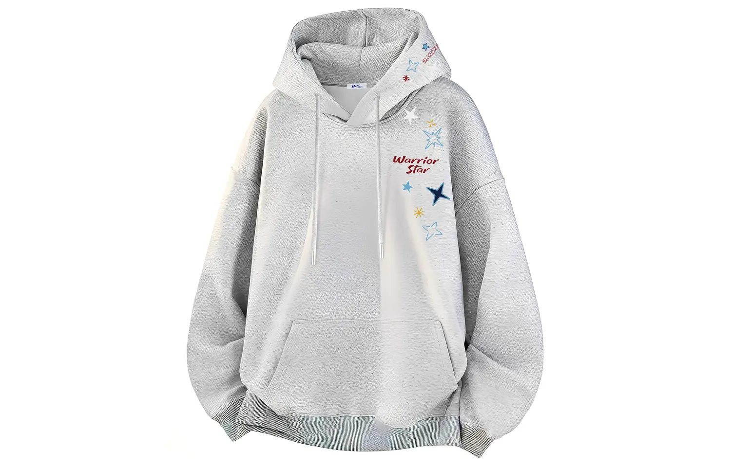 

Толстовка женская худи утепленная WARRIOR, светло-серый fleece-lined