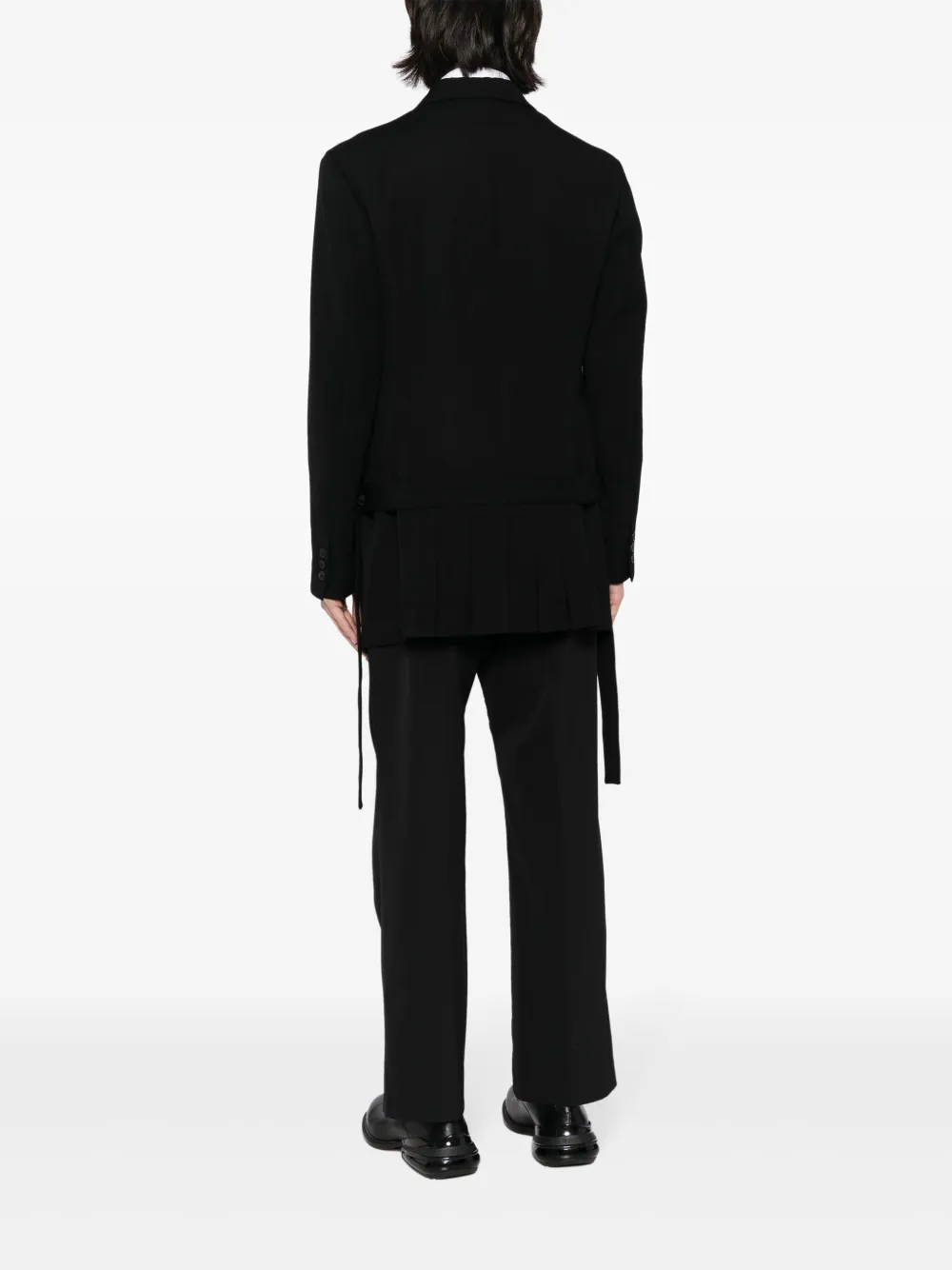 Пиджак Army Gabardine Yohji Yamamoto, черный — фото 4