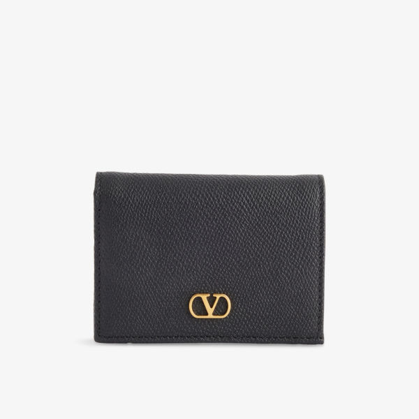 

Кожаный кошелек Vlogo signature Valentino Garavani, цвет nero