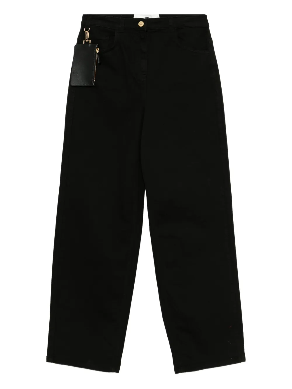 

Джинсы с логотипом Elisabetta Franchi, черный