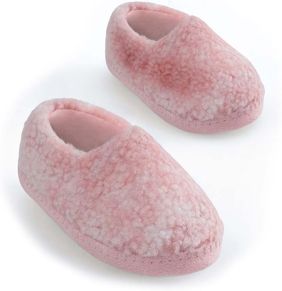 

Детские тапочки Dream Bridge для девочек, пинетки с единорогом, домашние тапочки-сапожки для малышей, милые плюшевые флисовые теплые мультяшные пинетки для дома и улицы, пушистые пинетки для мальчиков и девочек, розовый