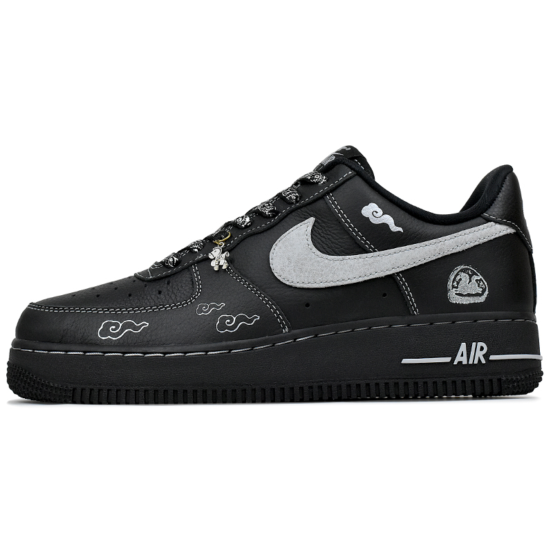 Кроссовки для скейтбординга Air Force 1 Abrasion Resistant Low top Unisex Nike, cloud rider-gift box 4 — фото 4
