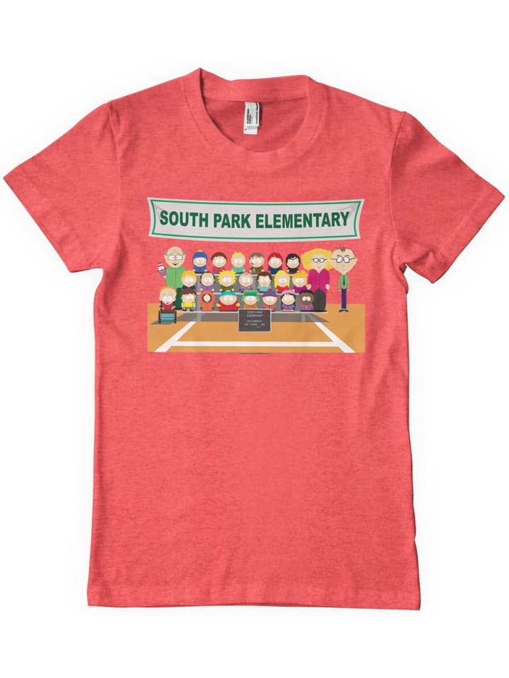 

South Park Футболка "Elementary T-Shirt" красного цвета, Красный, South Park Футболка "Elementary T-Shirt" красного цвета