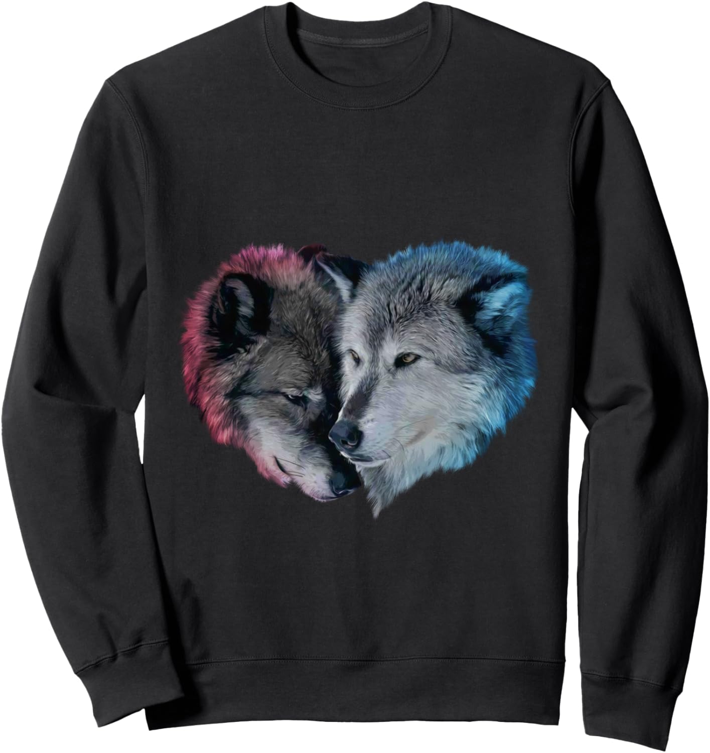 

Парная толстовка в форме сердца с изображением волка, сине-красного цвета, черная Heart-Shaped Wolf Blue Red Couple Craze Tees, Черный, Парная толстовка в форме сердца с изображением волка, сине-красного цвета, черная Heart-Shaped Wolf Blue Red Couple Cra