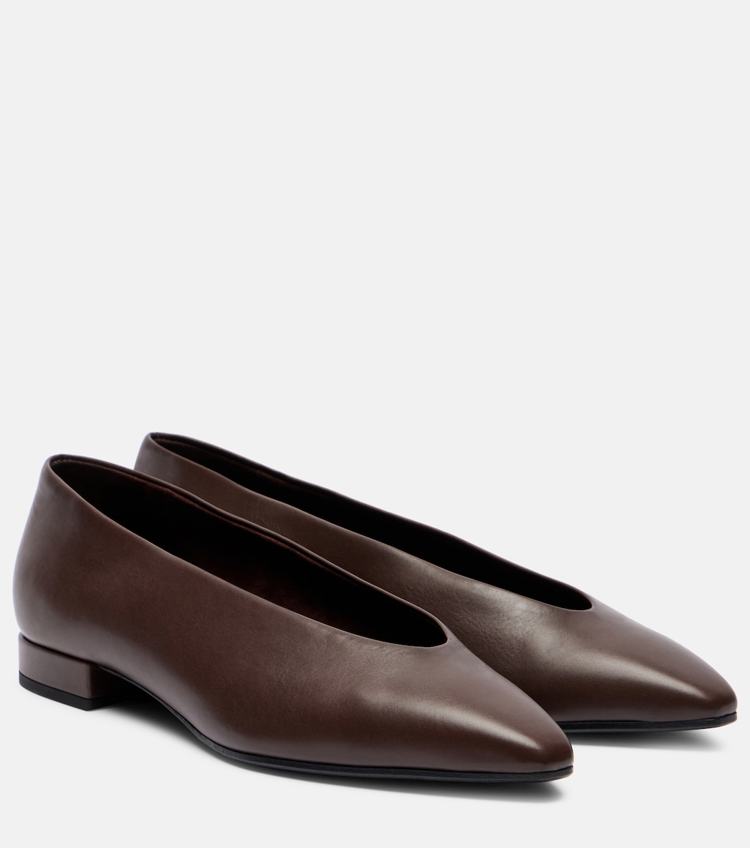 Балетки Rebecca из кожи Loro Piana, Fireplace