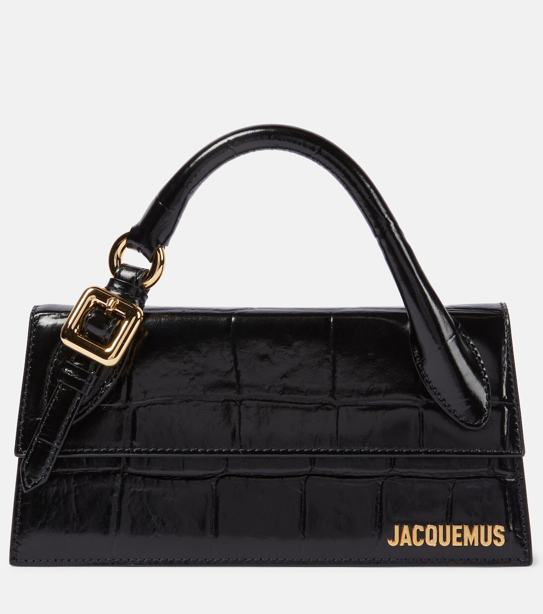 

Кожаная сумка через плечо le chiquito long boucle Jacquemus, черный