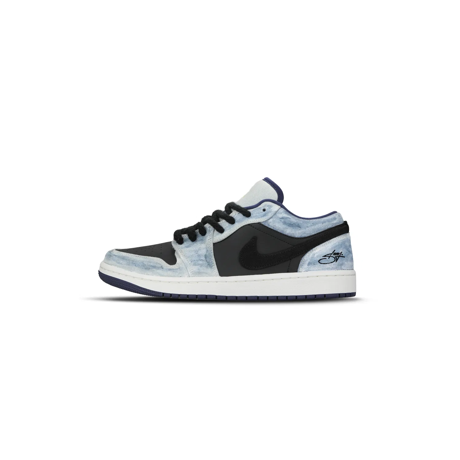 Кроссовки баскетбольные низкие Jordan Blue White