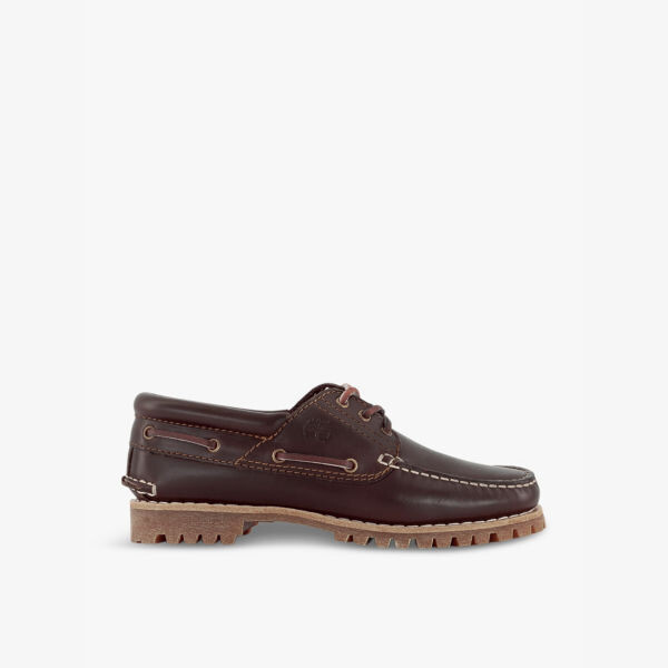 Туфли-Лодочки из кожи Noreen с тремя люверсами Timberland, коричневый