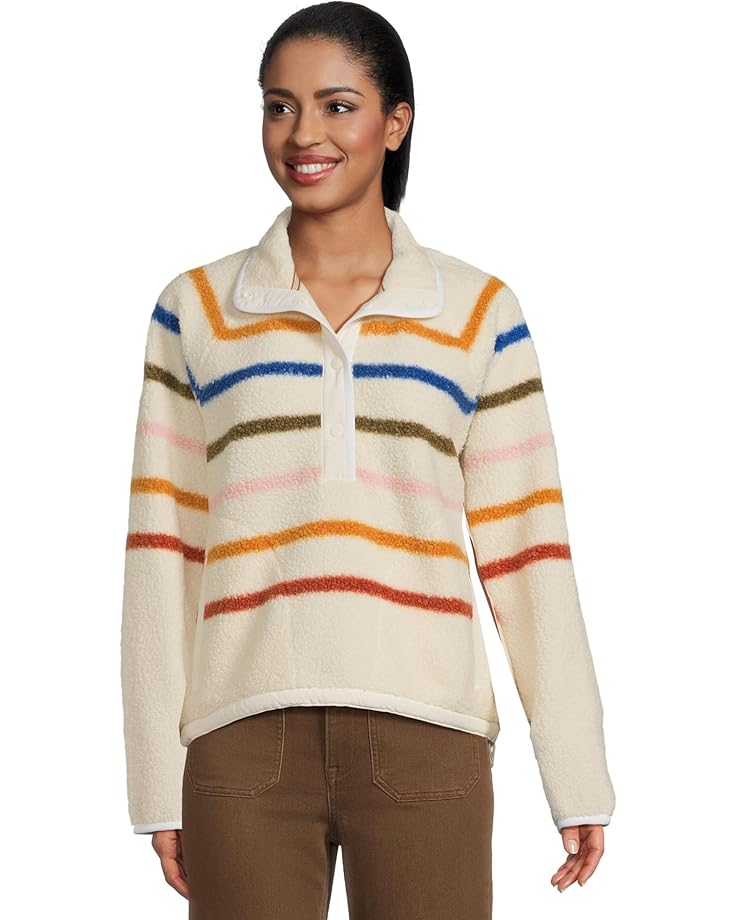 

Женский худи Faherty Fireside Fleece Popover, Dream Fleece Stripe