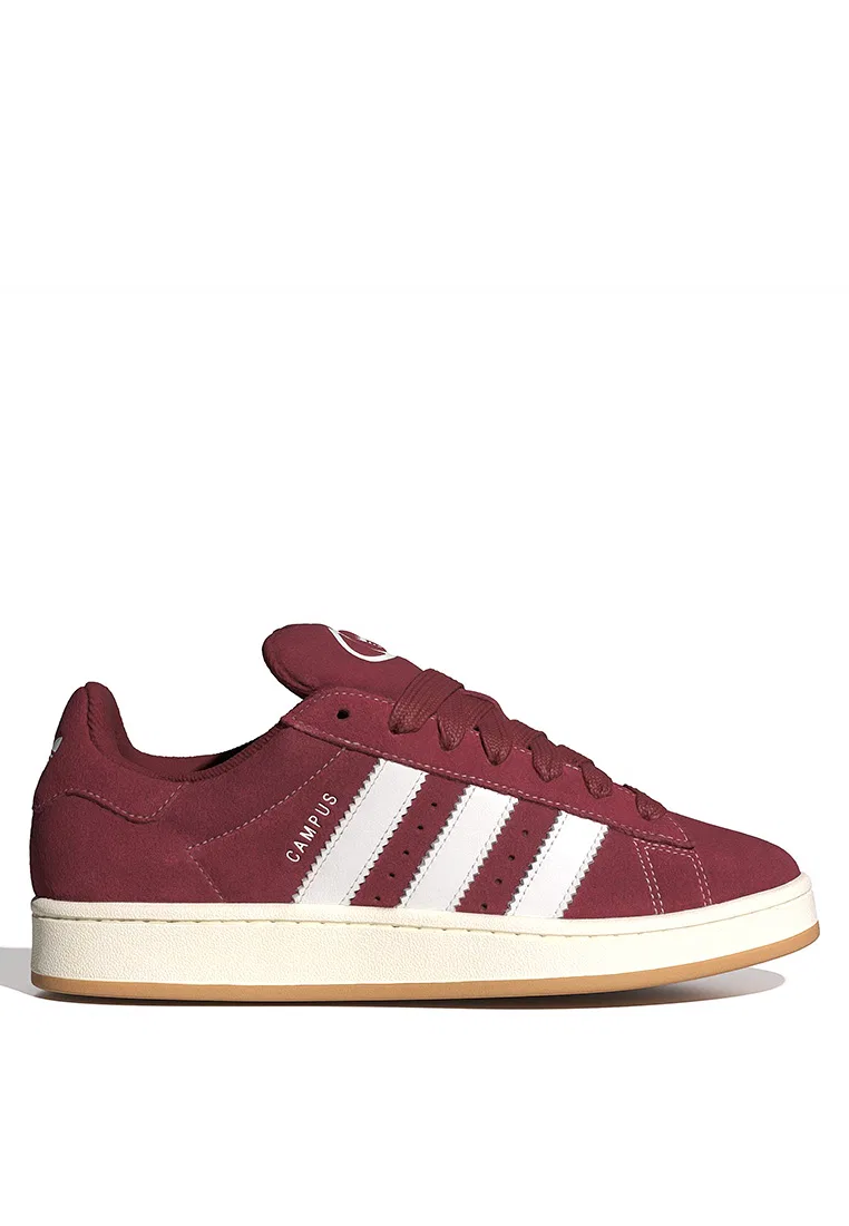 Кроссовки Campus 00s, Adidas, белый/бордовый