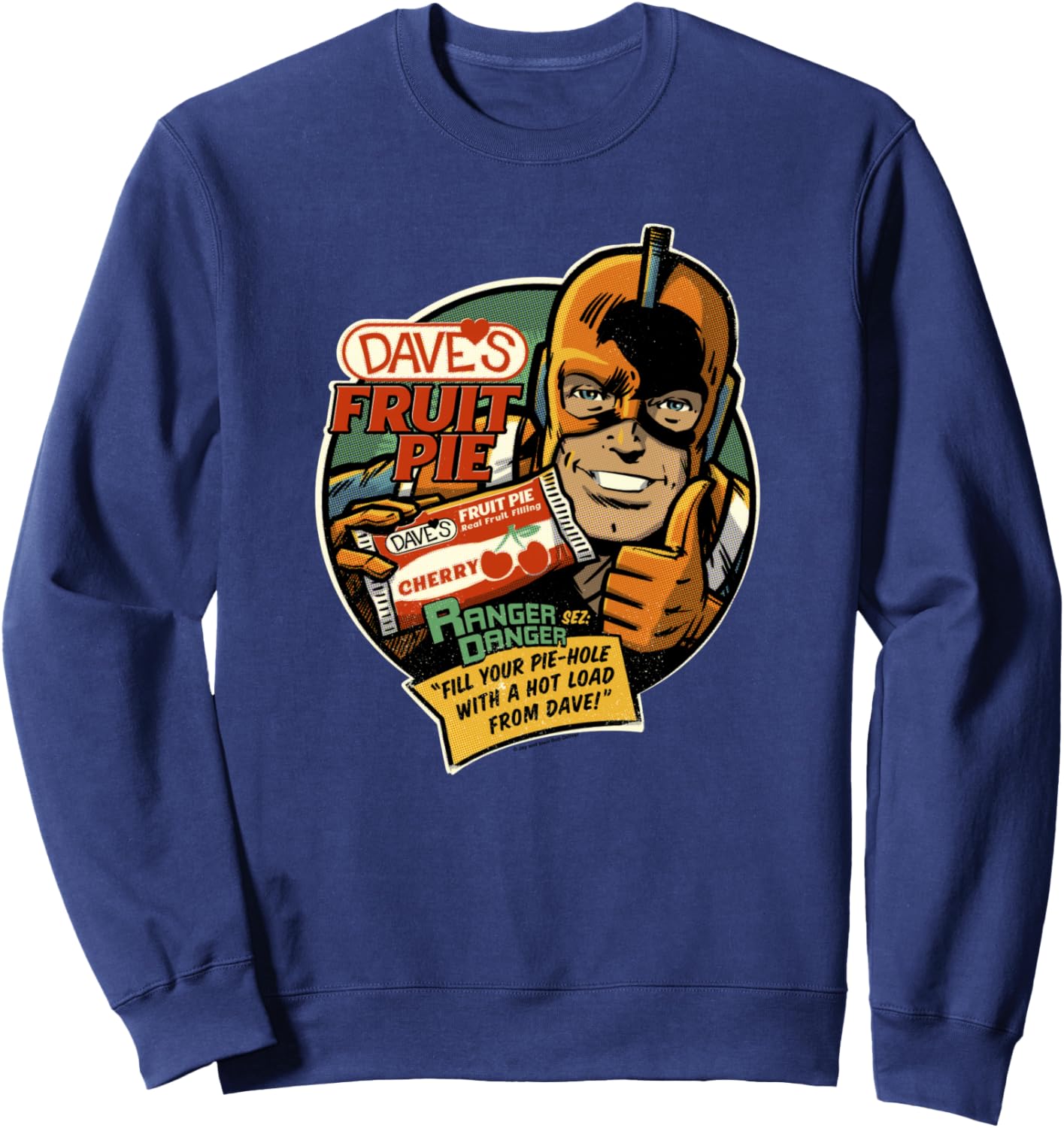 

Винтажная толстовка «Клерки III: Фруктовый пирог Дэйва» и «Рейнджер Дэйнджер», синяя Clerks, Синий, Винтажная толстовка «Клерки III: Фруктовый пирог Дэйва» и «Рейнджер Дэйнджер», синяя Clerks