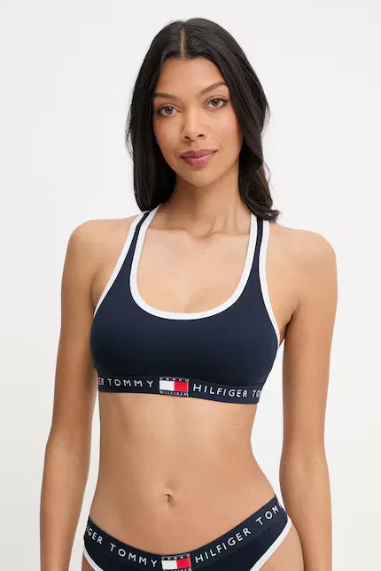 Бюстгальтер с эластичной лентой хлопок Tommy Hilfiger, синий