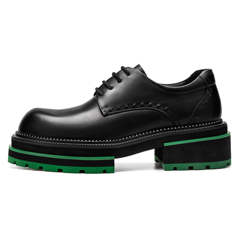 

TUATARA Мужские повседневные кроссовки Low Top черные с зеленой подошвой, цвет Black/Green Base