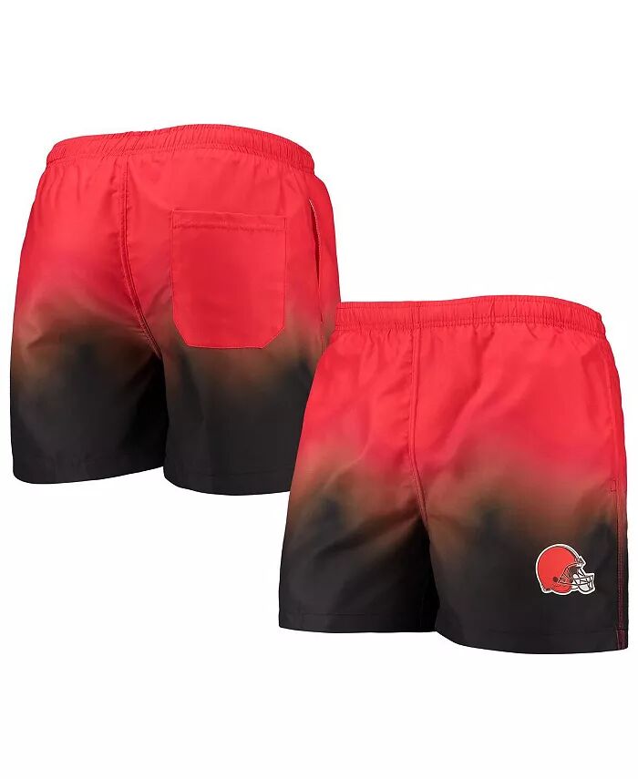 

Мужские оранжевые, коричневые шорты для плавания Cleveland Browns Dip-Dye FOCO