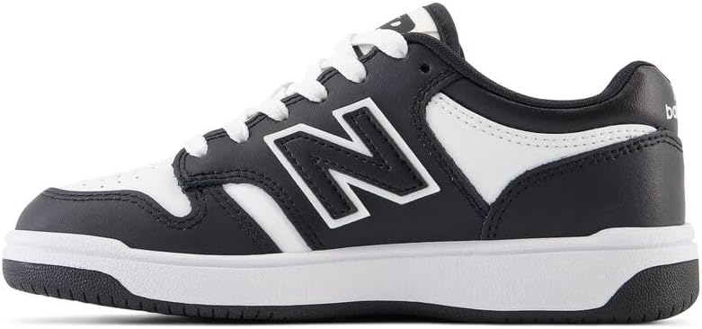 

Детские кроссовки New Balance 480 V1 на шнуровке для мальчиков, белый/черный