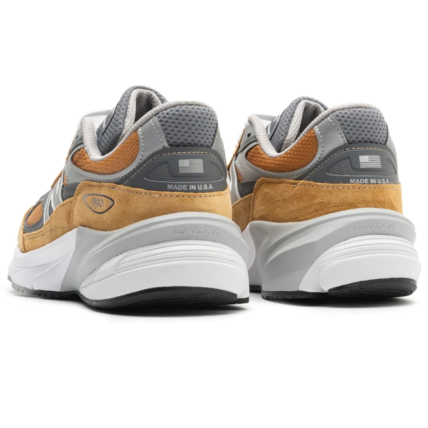 Мужские коричневые кроссовки New Balance 990v6 U990TN6, производство США, GAL1408 New Balance, коричневый — фото 4