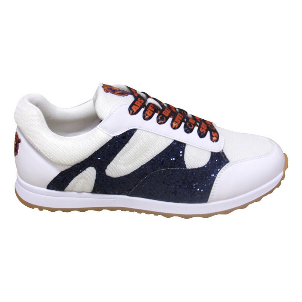 Женские блестящие кроссовки Cuce White Chicago Bears, цвет Brs White — фото 4