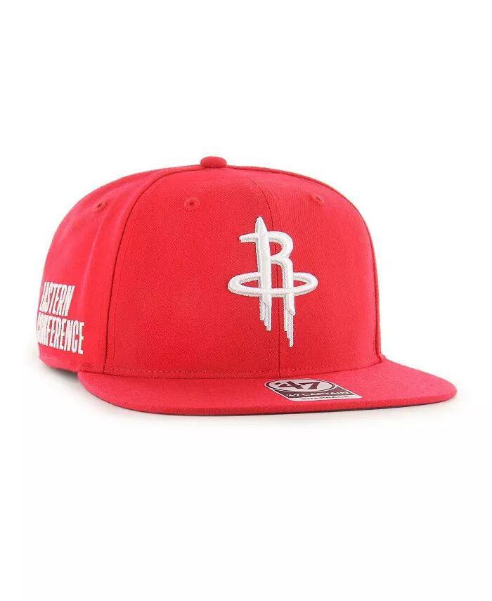 

Мужская красная бейсболка Houston Rockets Sure Shot Captain Snapback '47 Brand