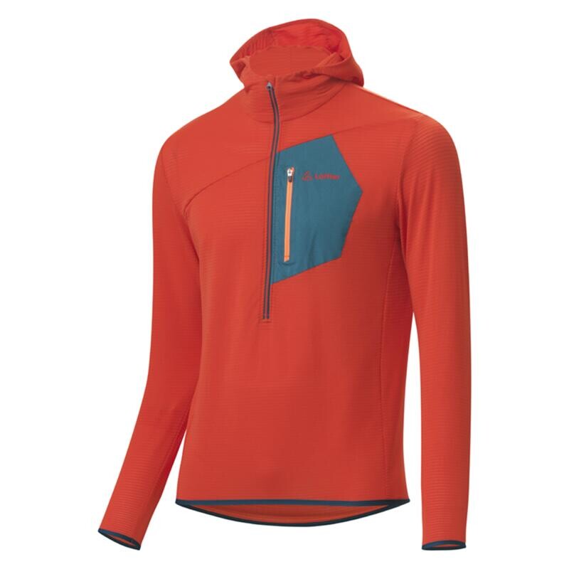 

Мужская техническая рубашка с длинными рукавами M HZ Hoody Aero - Оранжевая LOEFFLER, цвет orange