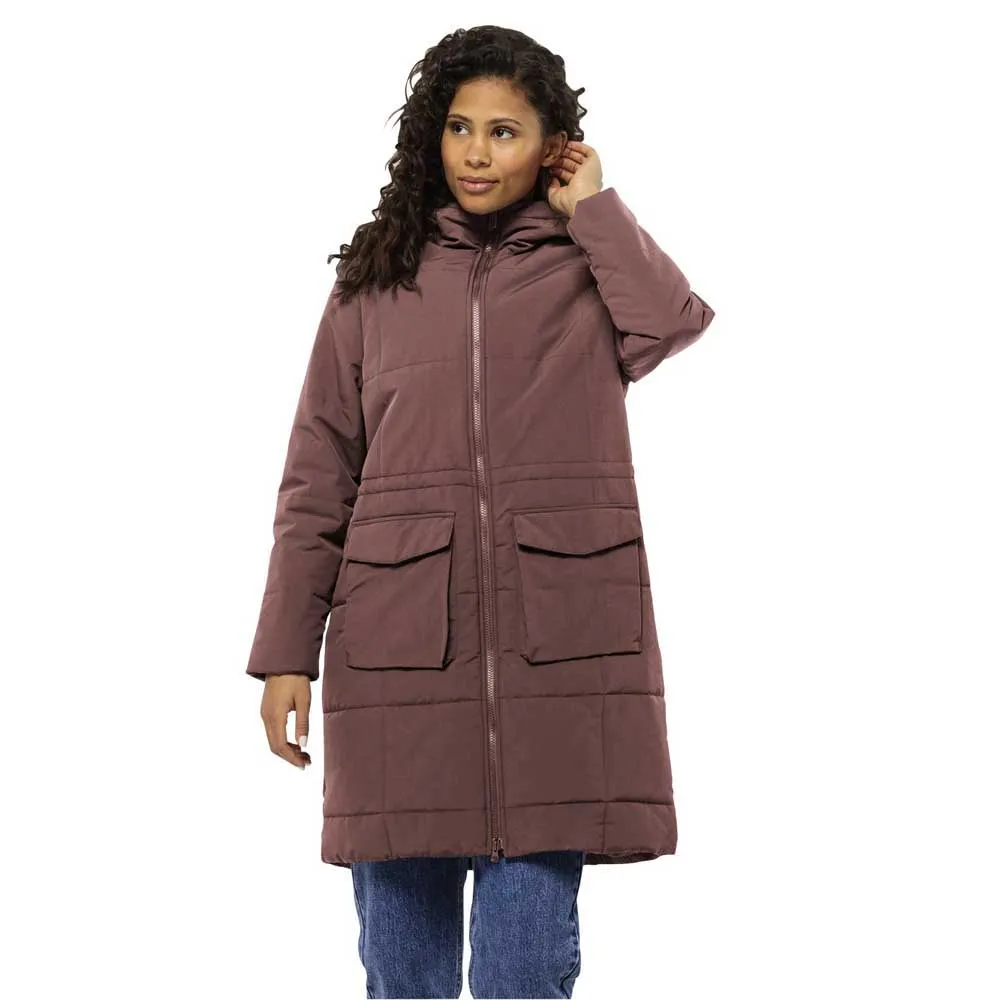 

Парка Jack Wolfskin White Frost, коричневый