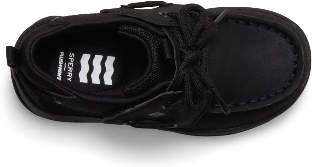 

Детские лодочные туфли Sperry Unisex Fairwater Plushwave Jr, черный